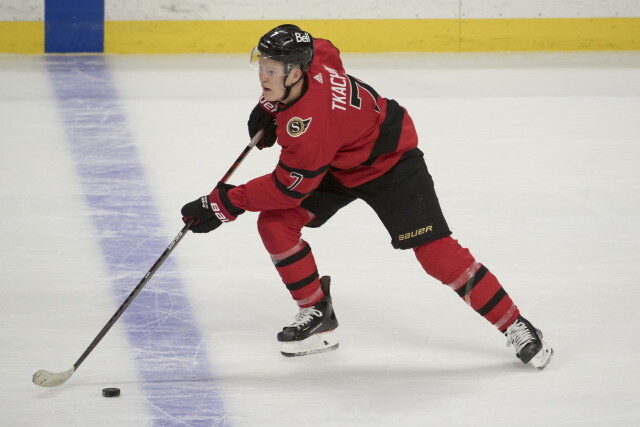 Brady Tkachuk is the last remaining restricted free agent unsidgned. Time is ticking for the Ottawa Senators and Tkachuk to get a deal done.