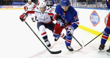 Vitali Kravtsov didn't make the New York Rangers opening day roster. Agent Dan Milstein now has permission to seek a trade for Kravtsov.