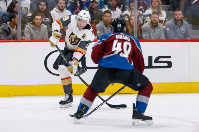 Avs Samuel Girard is now expendable because of Bowen Byram. Vegas Golden Knights will eventually need to clear over $7 million in cap space.
