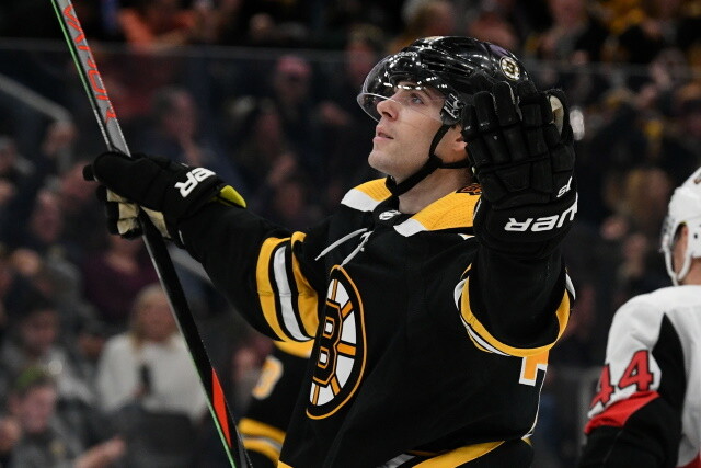 Boston Bruins forward Jake DeBrusk has requested a trade and there is plenty of interest from around the league.