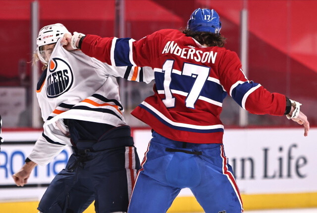 Should the Edmonton Oilers be interested in Montreal Canadiens Josh Anderson? The Oilers 2022 first-round pick may no longer be in play.