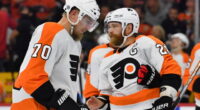 The Philadelphia Flyers pending UFA Claude Giroux is trending up this week in our free agent board.