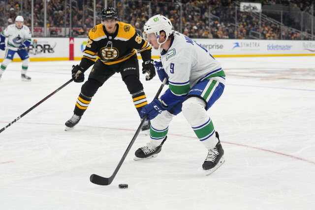 If the Vancouver Canucks decide now is the time to move J.T. Miller and not the at the draft, then the Boston Bruins should be all in.