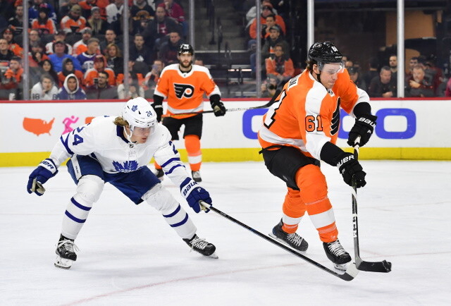 Are the Blues interested in Claude Giroux? Canadiens looking for a first-plus for Chiarot. Maple Leafs among the teams looking at Justin Braun.
