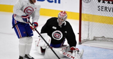 Elvis Merzlikins activated. Carey Price doing off-ice workouts and progressing. Montreal Canadiens injury updates. Nick Cousins to the IR.cript>