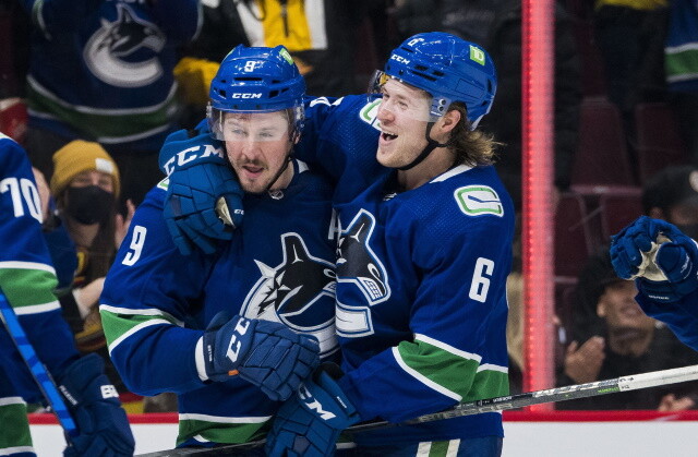 The Chicago Blackhawks GM interviews could begin this weekend. On Vancouver Canucks forward J.T. Miller and Brock Boeser.