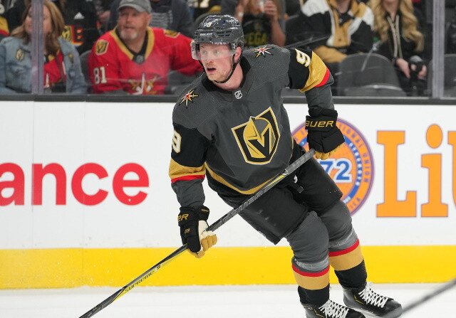 No concussion for Patrice Bergeron. Senators Thomas Chabot to the IR. Jack Eichel makes his Golden Knights debut.