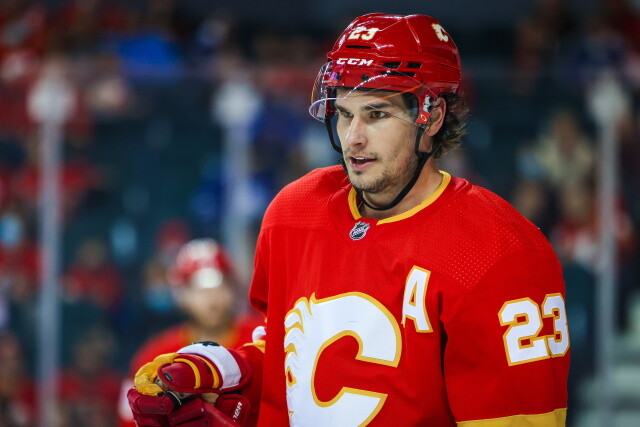 The Calgary Flames are taking a run at it. Do they have another big trade them? Could they move Sean Monahan?