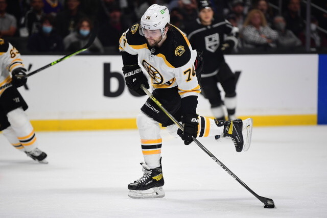 Teams are concerned about Jake DeBrusk's qualifying offer. Boston Bruins GM Sneewey doesn't have a history with pure rentals.