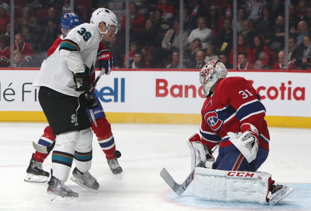 Alexander Barabanov needs a new contract and San Jose Sharks trade candidates. Could Carey Price play elsewhere next season?