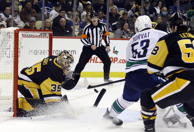 Carey Price returns to game action. Tristan Jarry is back in Pittsburgh to be evaluated. Not looking good for Bo Horvat.