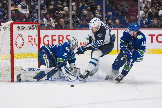 Will Bruce Boudreau remain with the Vancouver Canucks? Pierre-Luc Dubois and the Winnipeg Jets is a situation to watch this offseason.