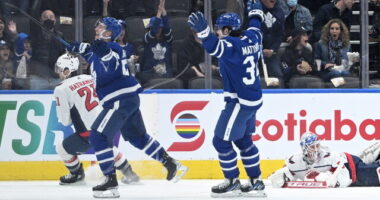 Matthew Knies going back to Minnesota. Auston Matthews becomes third Toronto Maple Leafs player to record 100 points in team history.