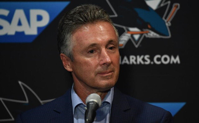 Is the NHL looking at a mid-October start again? Doug Wilson steps down as San Jose Sharks GM. Seattle Kraken's Pride Night jersey.