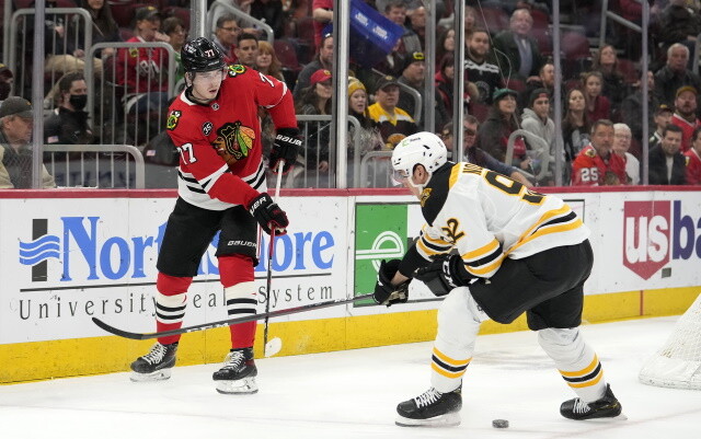 If he's made available, could the Boston Bruins and Montreal Canadiens take a run Chicago Blackhawks Kirby Dach?