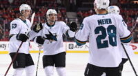 Negotiations with Timo Meier won't be easy. Marc-Edouard Vlasic isn't worried about a buyout. The San Jose Sharks will look to forward help.