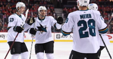 Negotiations with Timo Meier won't be easy. Marc-Edouard Vlasic isn't worried about a buyout. The San Jose Sharks will look to forward help.