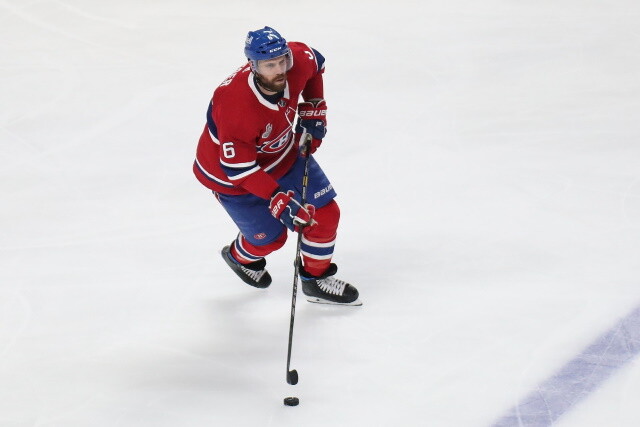 The Montreal Canadiens have traded defenseman Shea Weber to the Vegas Golden Knights for forward Evgenii Dadonov.