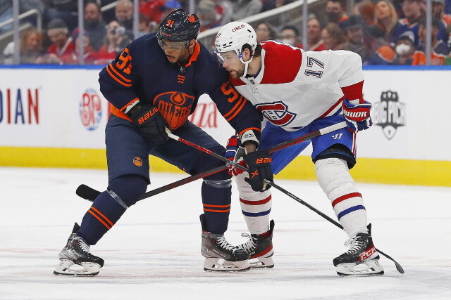 Should the Edmonton Oilers be interested in Montreal Canadiens Josh Anderson if they can't re-sign Evander Kane? The asking price is high.
