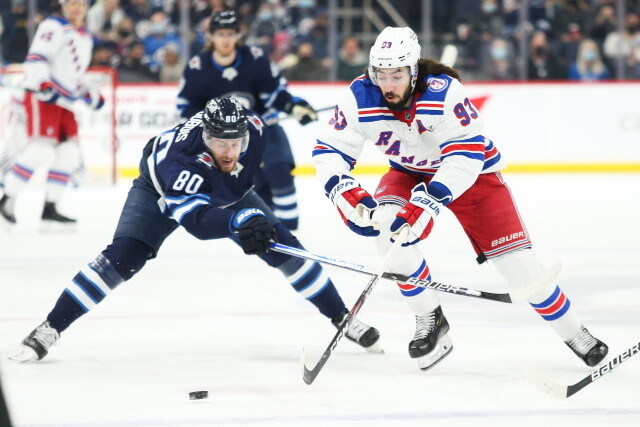 The New York Rangers and Montreal Canadiens are believed to be interested in Winnipeg Jets forward Pierre-Luc Dubois.