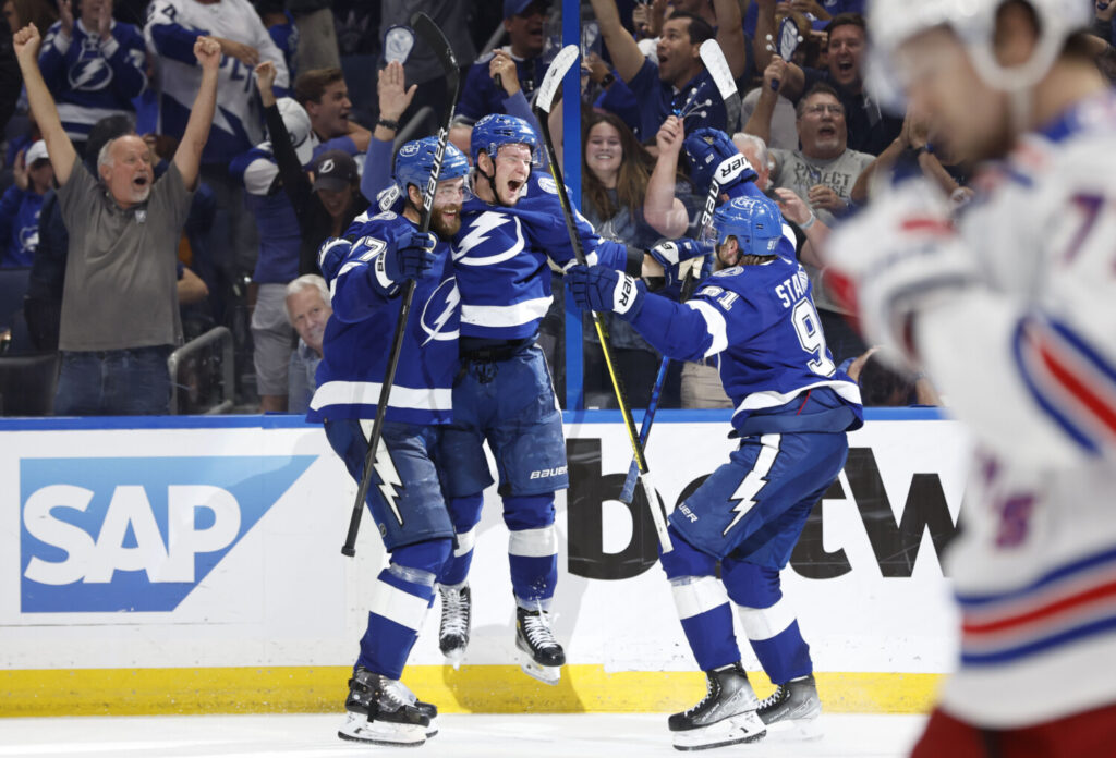 NHL: Stanley Cup Playoffs-New York Rangers at Tampa Bay Lightning