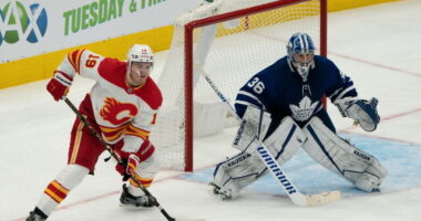 On the Flames Johnny Gaudreau and Matthew Tkachuk. Do the Toronto Maple Leafs have a plan for their goaltending situation?