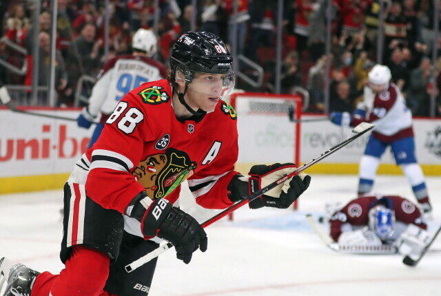Four trade destinations for Chicago Blackhawks Patrick Kane. The Boston Bruins should bring in a defenseman on a PTO.