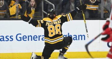 Boston Bruins GM Don Sweeney says that contract extension talks with David Pastrnak are ongoing. Pastrnak has one-year left on his contract.