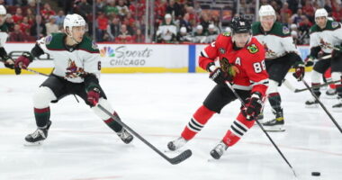 Could the Boston Bruins be interested in Patrick Kane? The Arizona Coyotes remain patient with Jakob Chychrun.