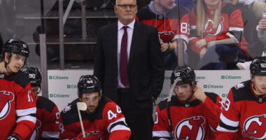 After an 0-2 start to the season, New Jersey Devils coach Lindy Ruff could find himself on the hot seat. Their fans are already chanting it.