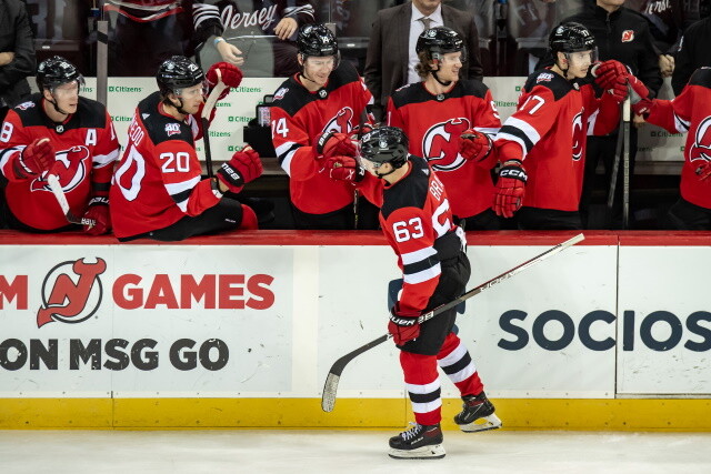 New Jersey Devils forward Jesper Bratt bet on himself this past offseason and his hot start will make his next negotiation even tougher