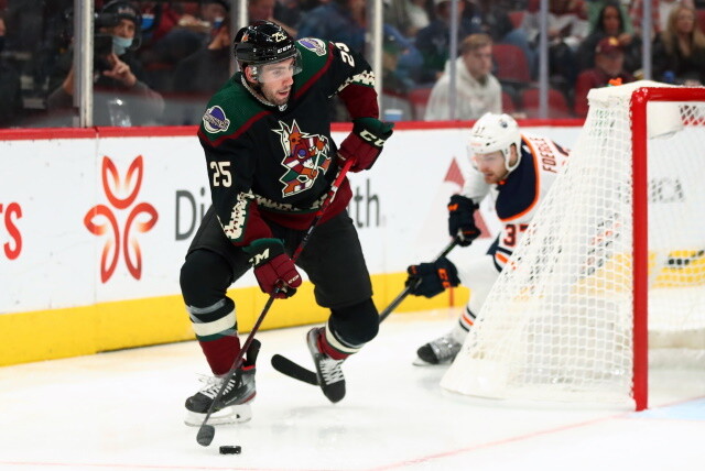 Three Coyotes defensemen that could be moved: Jakob Chychrun, Conor Timmins and Shayne Gostisbehere. Are the Leafs interested in Timmins?