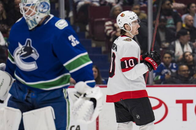 The Ottawa Senators and RFA Alex Formenton remain at a stalemate. The message was received by the Vancouver Canucks roster... for now.