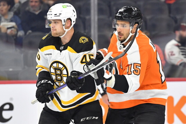 The Edmonton Oilers are looking for a forward with bite. The Philadelphia Flyers would like to add Artem Anisimov but they have no room.