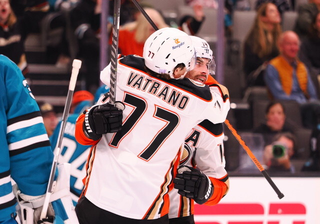 The Pittsburgh Penguins are seeing what's out there. The Toronto Maple Leafs have some interest in Anaheim Ducks winger Frank Vatrano.
