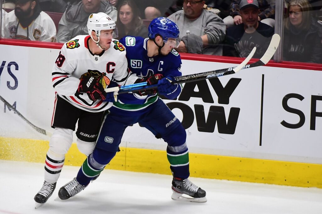 The asking price for Bo Horvat is... A Patrick Kane and Jonathan Toews decision likely not until mid-November.
