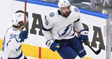 It's all quiet on the trade front for the Tampa Bay Lightning. They have limited assets to work with. GM BriseBois on Brandon Hagel.