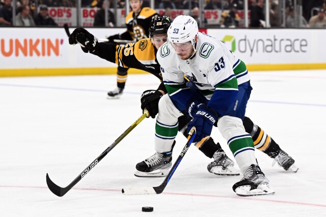 The Vancouver Canucks and Bo Horvat are eventually headed for Splitsville. We look at several teams who make sense. Plus Avalanche rumors.