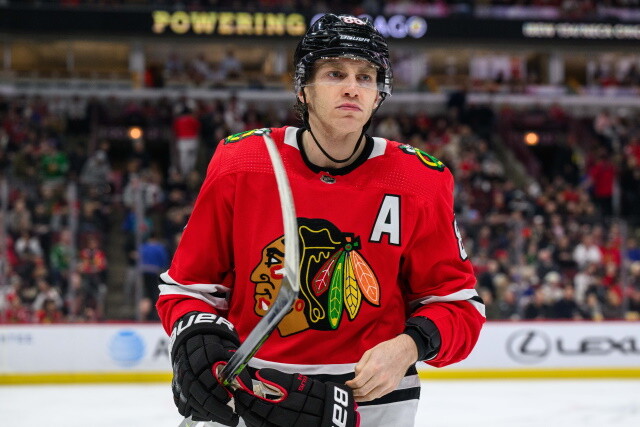 There has been a rumor that Patrick Kane is dealing with something. Could he shut it down for the season? Could he re-sign for one year?