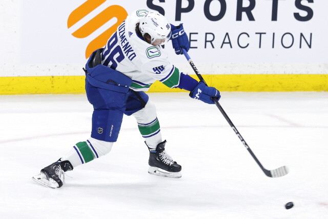 Teams are calling the Vancouver Canucks about Andrei Kuzmenko. Potential fits for Bo Horvat and comparable trades.