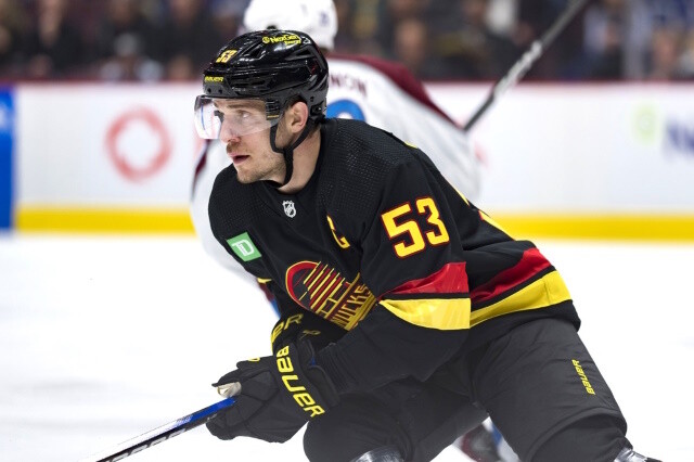 The Vancouver Canucks could still try to keep Bo Horvat. They can't keep Horvat and Kuzmenko. The Bruins and Red Wings could be interested.