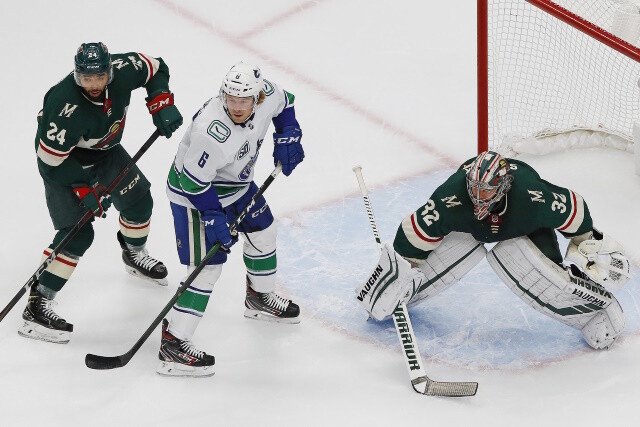 The Minnesota Wild are trying to move some pieces around, maybe to fit in Brock Boeser? Five teams scouting the Blackhawks and Stars.