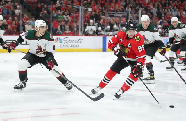 Could the Patrick Kane trade go down today? The Boston Bruins may have asked the Arizona Coyotes to retain salary on Jakob Chychrun.