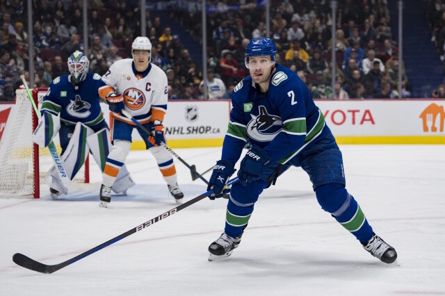Vancouver Canucks defenceman Luke Schenn continues to garner interest as the deadline approaches from contending teams plus his curren team.