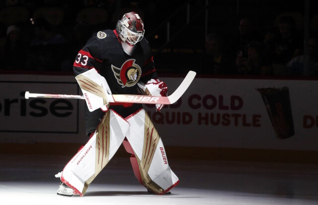 The Ottawa Senators are looking to trade out some players, but are also looking for a goaltender, especially if they trade Cam Talbot.