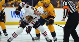 Jonathan Toews feeling better and back on the ice. Predators lose Matt Duchene, adding to the list of injured players. Chychrun out weeks.