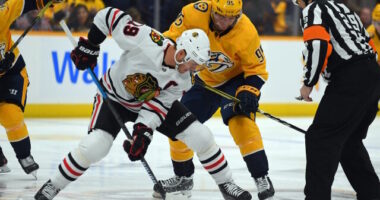 Jonathan Toews feeling better and back on the ice. Predators lose Matt Duchene, adding to the list of injured players. Chychrun out weeks.