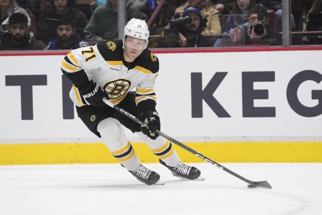 Taylor Hall feeling like he's close to being ready but the Bruins don't have the cap space. Ryan O'Reilly is unlikely this week.