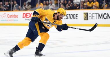 Roman Josi listed as day-to-day for now, joining a list of injured Predators. Joel Hofer to remain with the Blues.