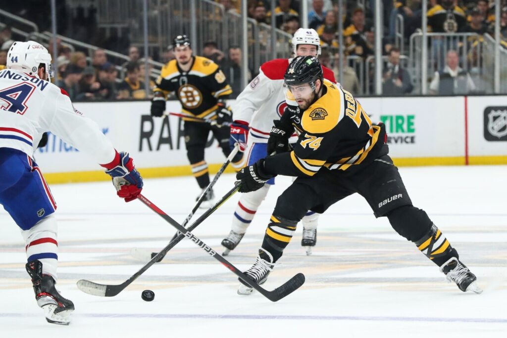 NHL: Montreal Canadiens at Boston Bruins